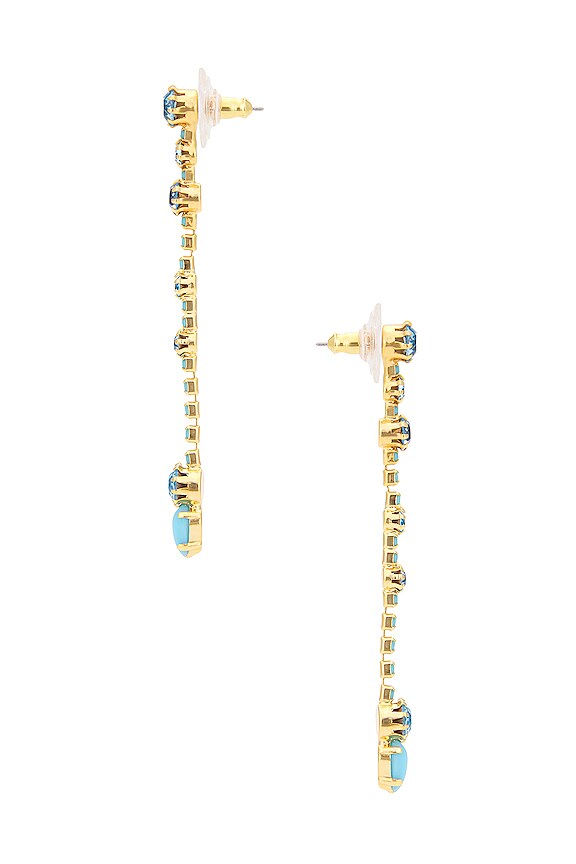 view 2 of 2 Linea Earrings in Blue