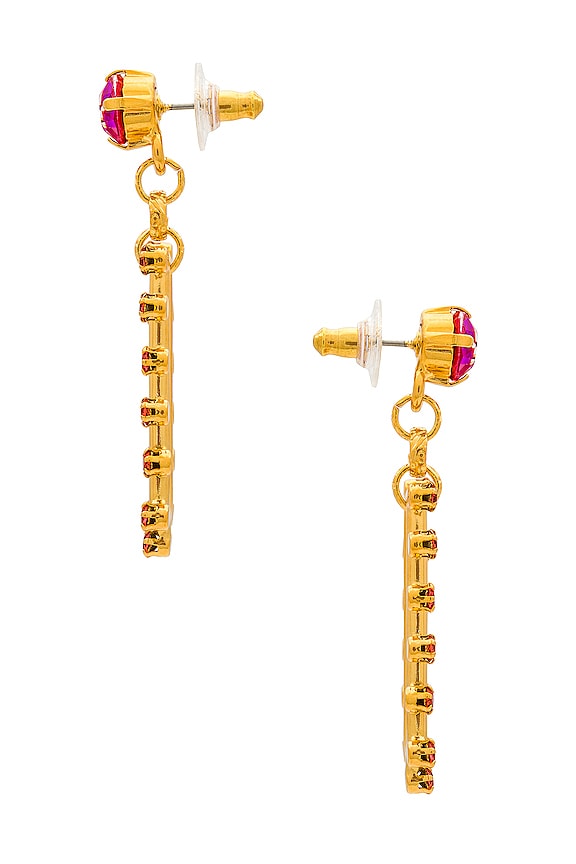 view 2 of 2 Naomi Earrings in Pink