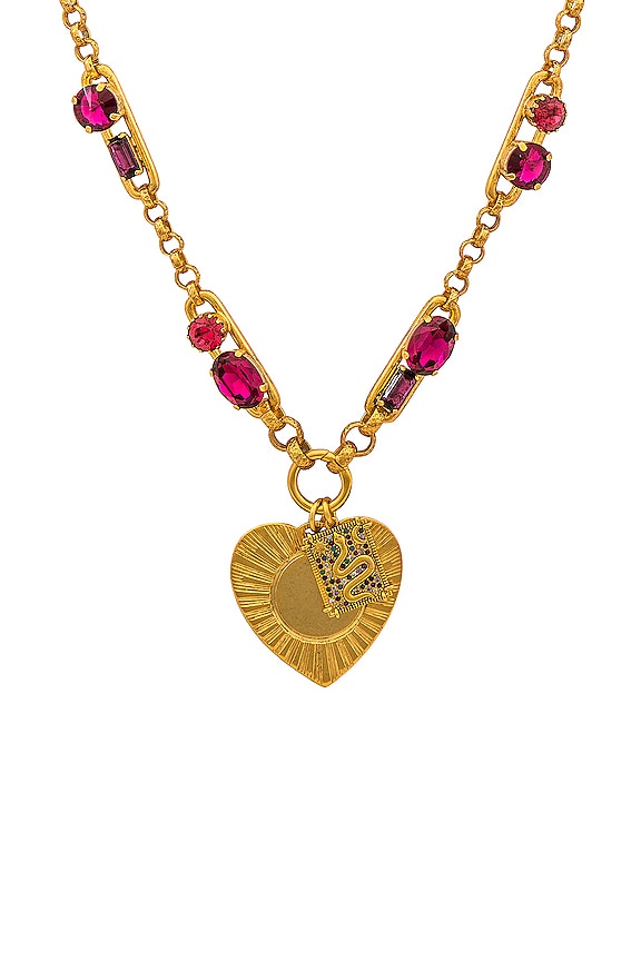 view 2 of 3 HALSEY 목걸이 in Pink