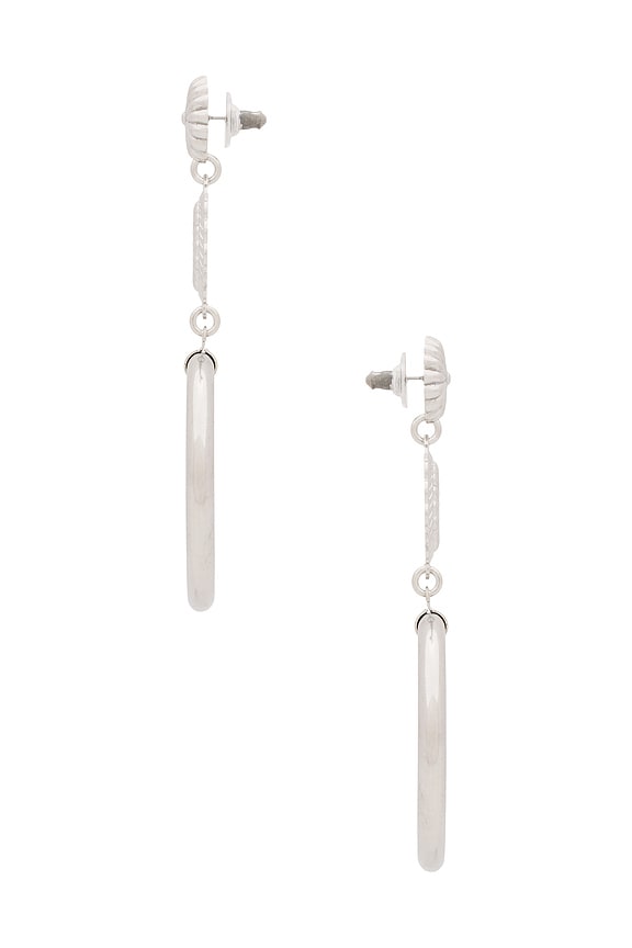 view 2 of 2 СЕРЬГИ BRIANNA in Silver