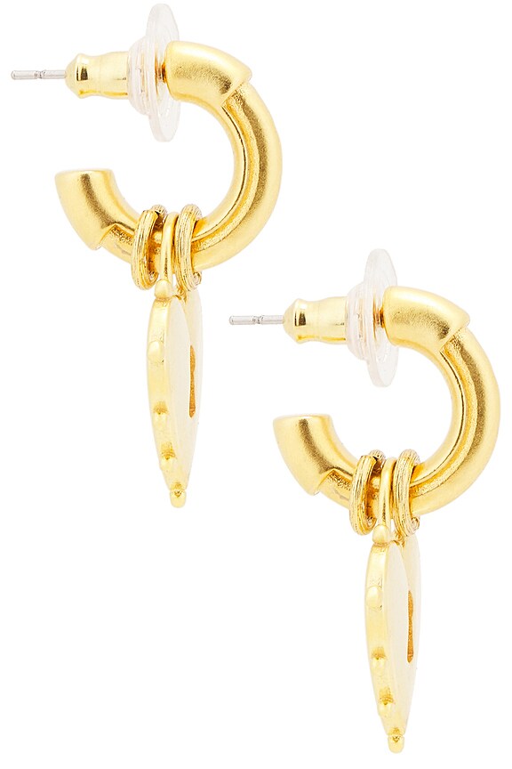 view 2 of 3 Mina Earrings in Gold