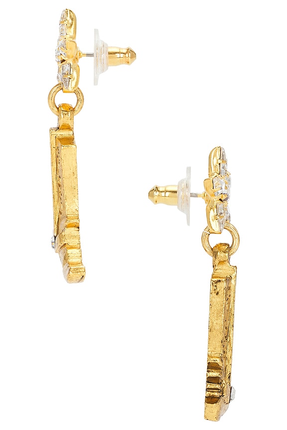 view 2 of 2 These Boots Were Made For Walking Drop Earrings in Crystal