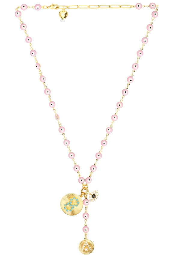 view 1 of 2 COLLAR COLGANTE GALIA in Electric Pink