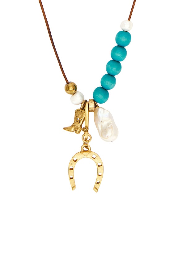 view 2 of 2 SAUTOIR PENDENTIF AVERY in Turquoise