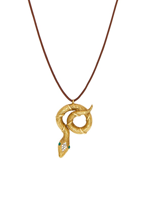 view 2 of 2 SAUTOIR PENDENTIF SLYTHERIN in Gold