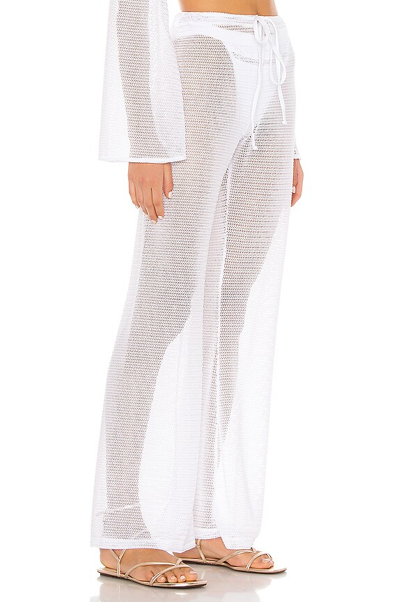 view 2 of 4 PANTALÓN TRANSPARENTE LARA in White