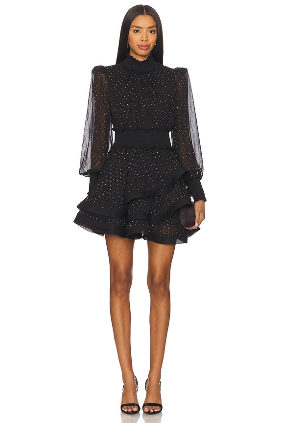 view 1 of 4 МИНИ ПЛАТЬЕ MOSS in Black