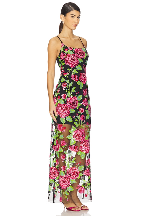 view 2 of 4 Lyra Gown in Black Multi