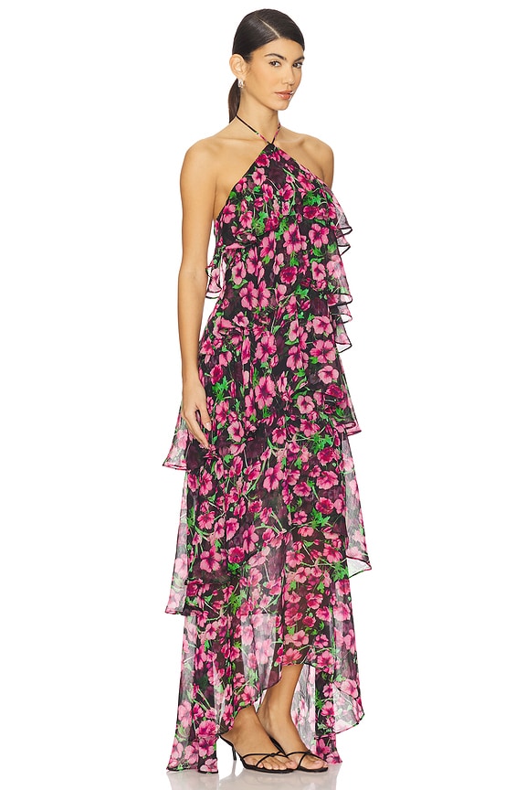 view 1 of 3 Estelle Gown in Black Multi