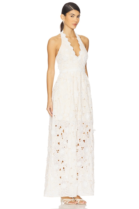 view 2 of 4 VESTIDO LARGO SIENNA in Ivory & Cream