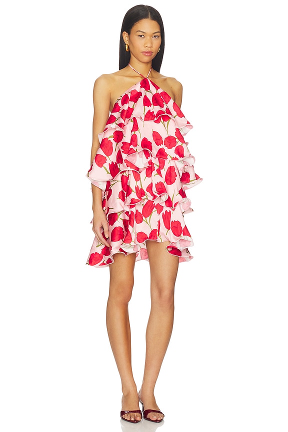 view 2 of 3 VESTIDO MELIA in Pink Floral Print