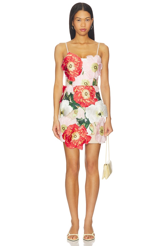 view 2 of 5 VESTIDO SOLARA in Red & Pink Multi