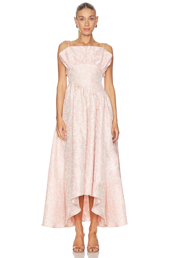 view 1 of 5 ROBE FLORALIE in Light Pink Multi