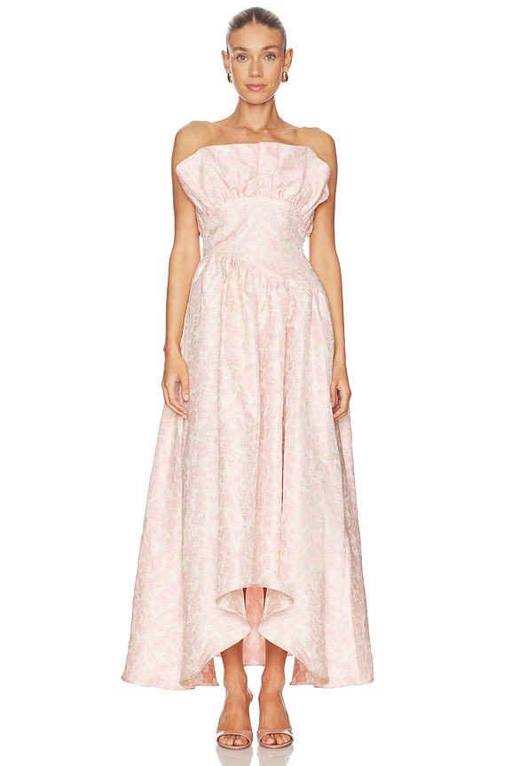 view 2 of 5 ROBE FLORALIE in Light Pink Multi