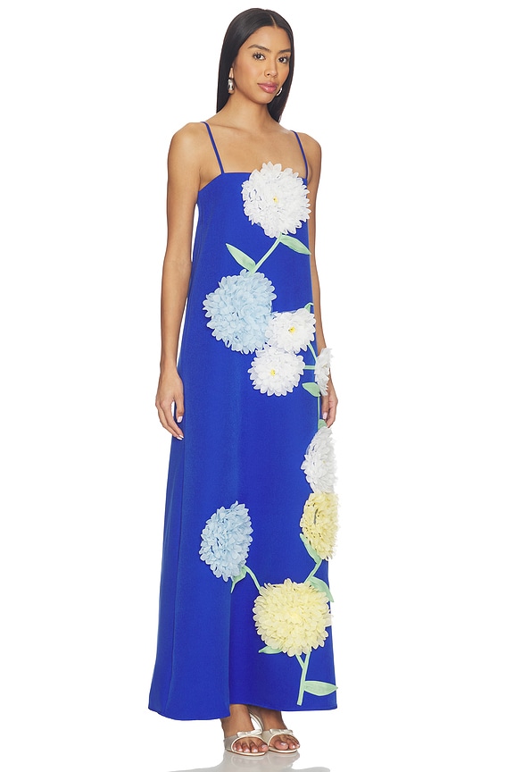 view 2 of 3 Buttercup Maxi Dress in Cobalt Blue Multi