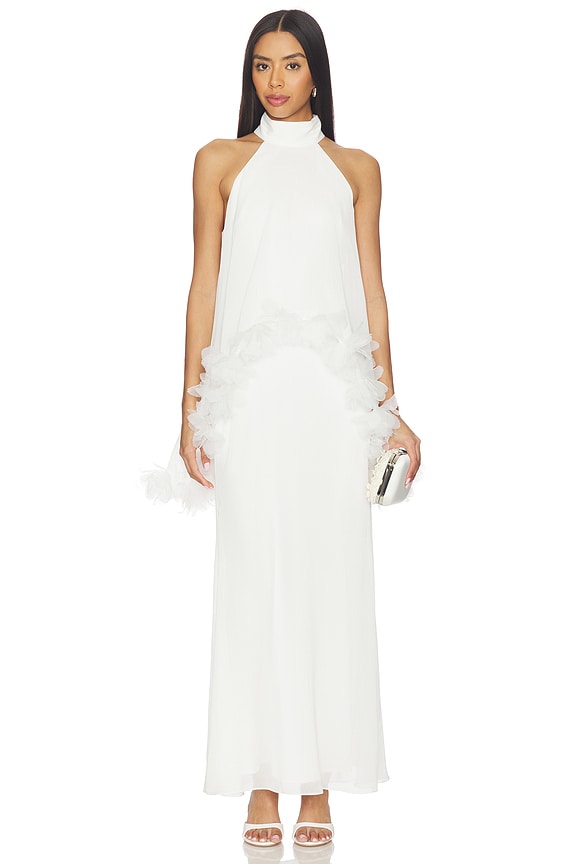 view 1 of 3 ROBE POPPY in White