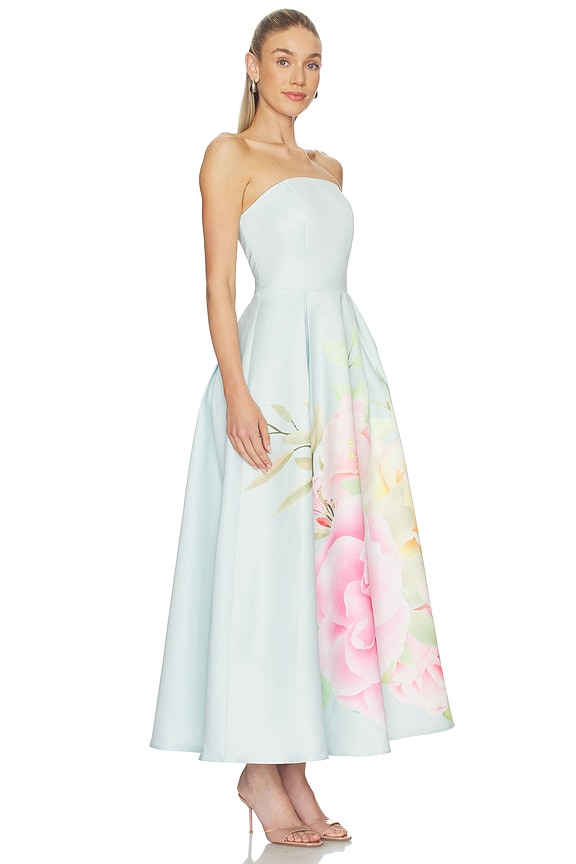 view 2 of 3 VESTIDO HARPER in Baby Blue Floral