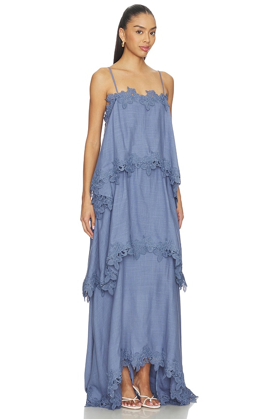view 2 of 3 VESTIDO MIRI in Steelblue