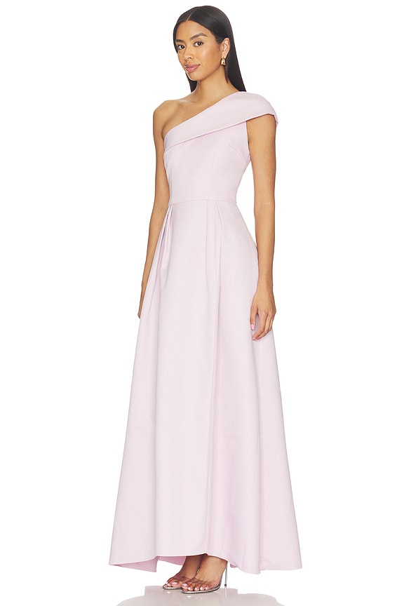 view 2 of 3 Saphine One-shoulder Gown in Pink