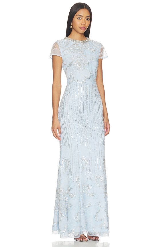 view 2 of 4 VESTIDO LARGO ANABELLE in Blue