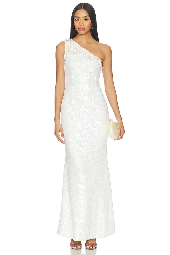 view 1 of 4 MAXIVESTIDO ALESSIA in White