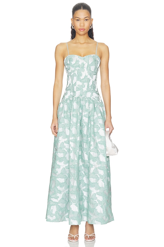 view 2 of 5 ROBE DE SOIRÉE LISETTE  in Sea Green
