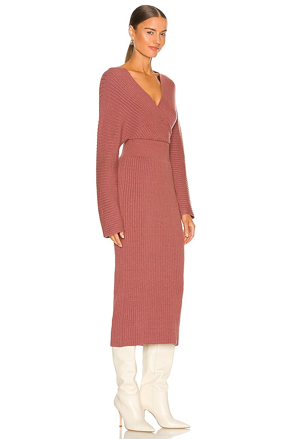 view 2 of 3 VESTIDO PUNTO HALEY in Rosewood