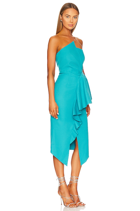 view 2 of 4 Reception Dress in Turquoise