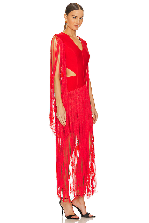 view 2 of 4 Levity Dress in Scarlet Red