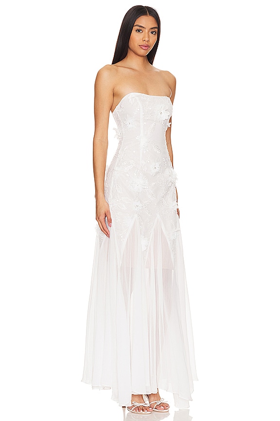 view 2 of 4 Evadne Gown in Ivory
