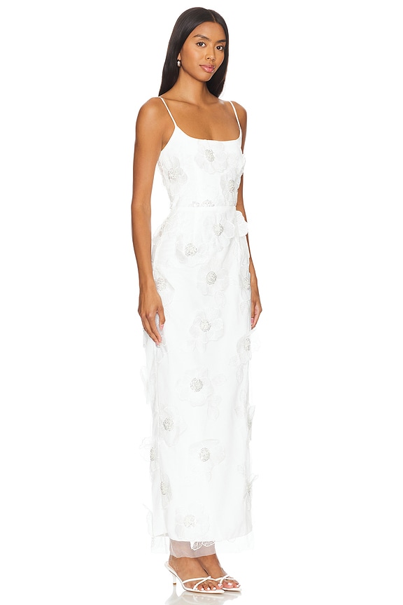 view 2 of 4 Dahlia Midi Dress in Ivory