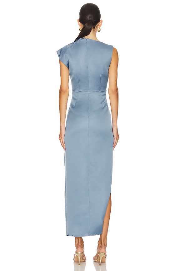 ELLIATT Coralie Maxi Dress in Steel Blue