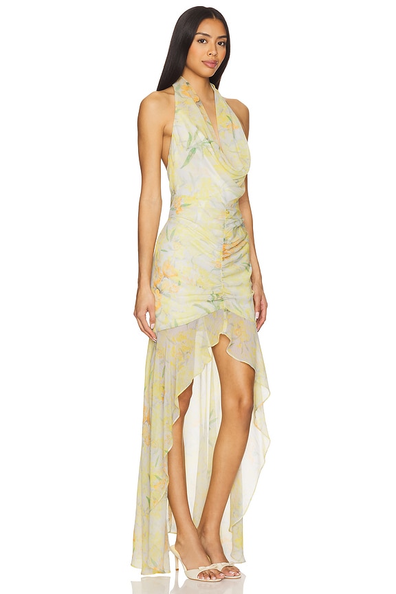 view 2 of 3 Monica Gown in Yellow