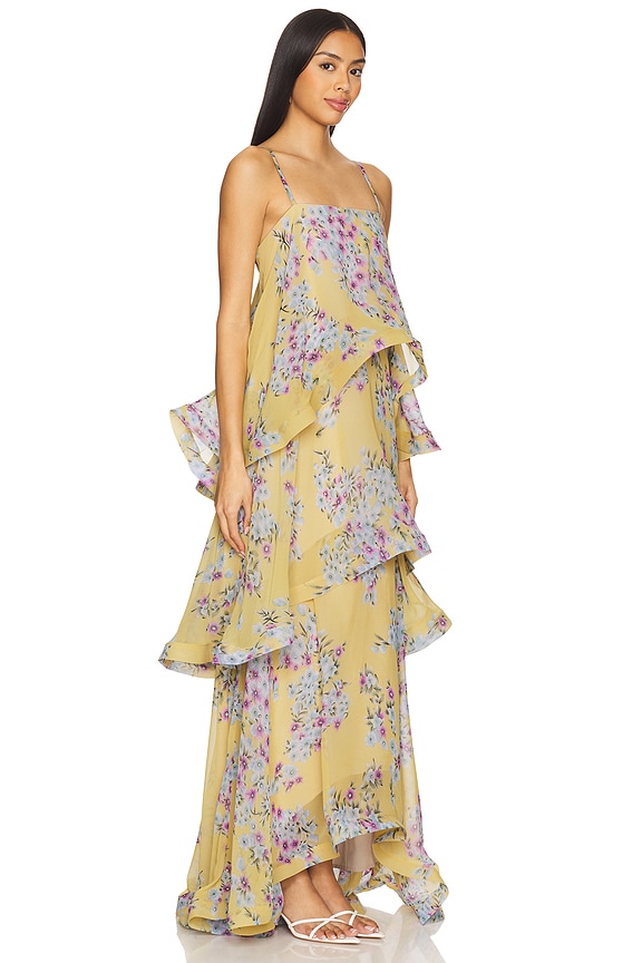 view 2 of 4 x REVOLVE Armani Maxi Dress in Yellow Floral