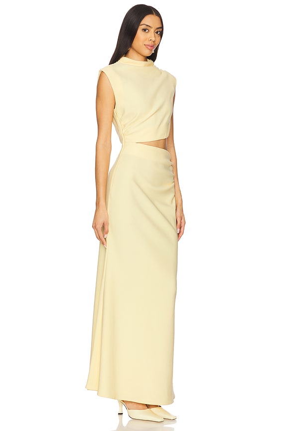 view 2 of 4 ROBE DE SOIRÉE NOLA in Butter Yellow