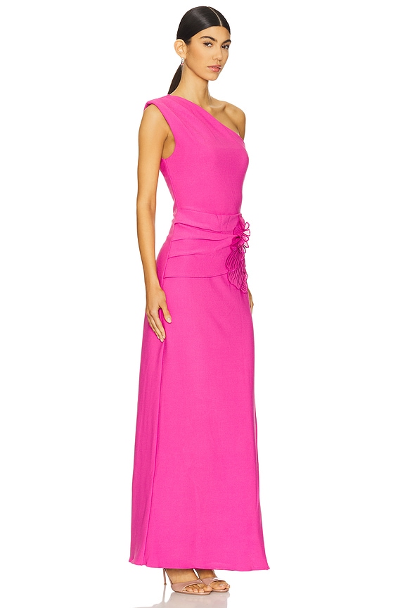 view 2 of 5 ROBE DE SOIRÉE GOWN in Fuchsia