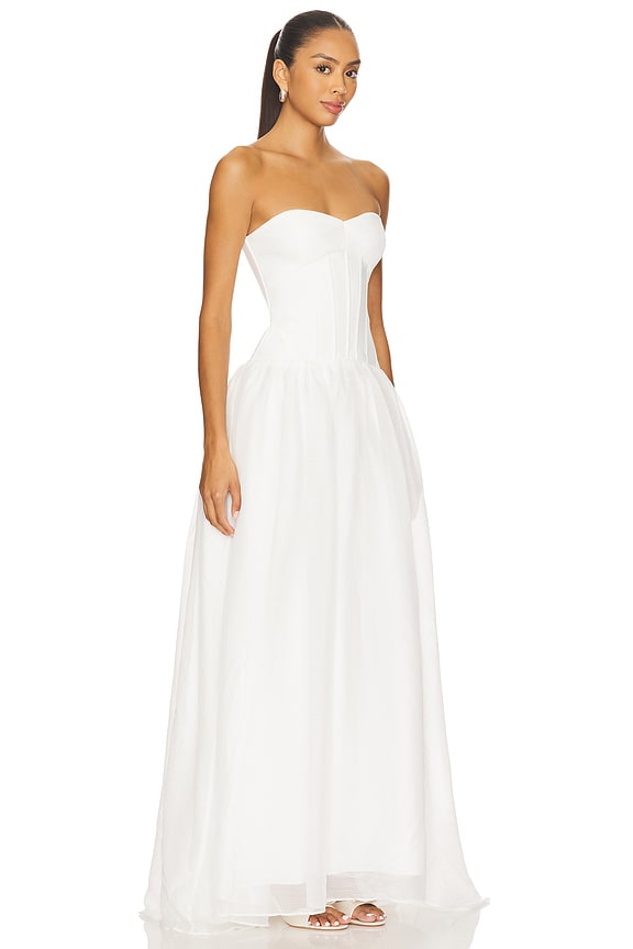 view 2 of 3 Solange Gown in Ivory