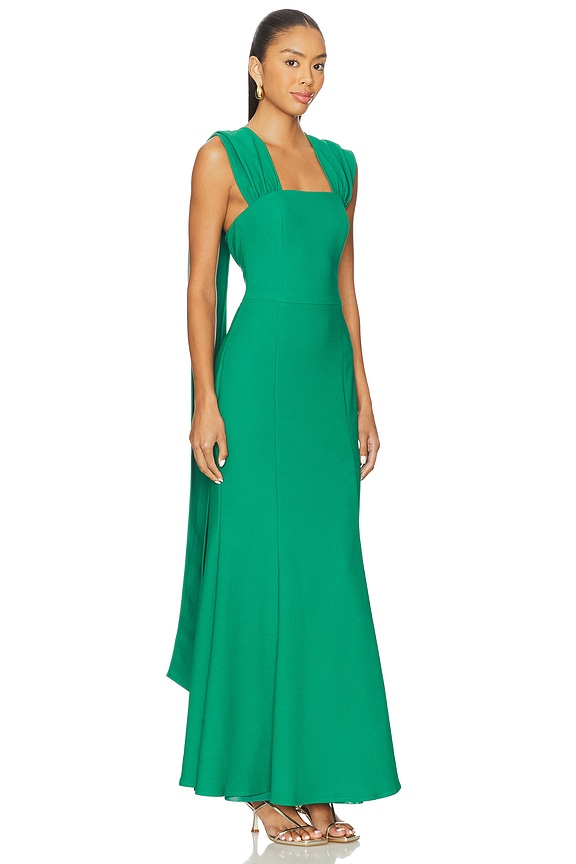 view 2 of 4 VESTIDO LARGO MIRA in Forest Green