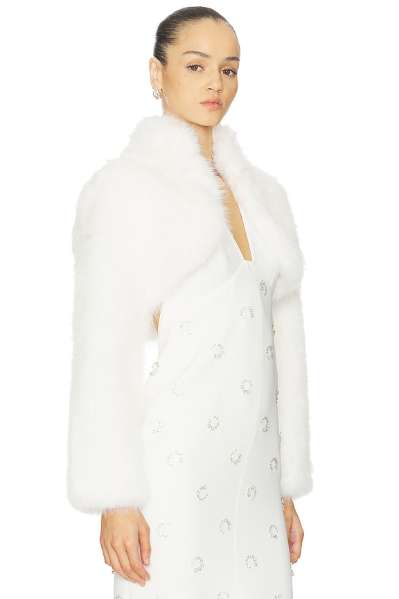 view 2 of 4 Lucyna Cropped Jacket in White