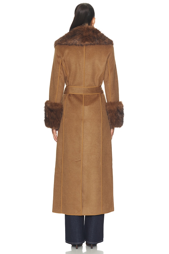 Veldra Fur Panel Coat