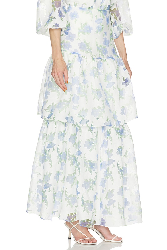 view 2 of 6 FALDA CLEO in Ivory Floral Print