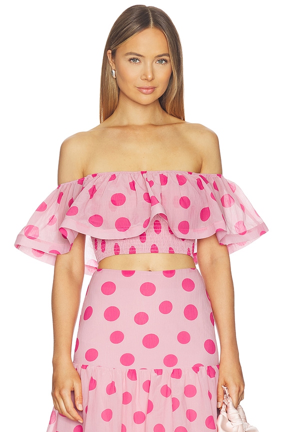 view 1 of 5 Sola Top in Pink