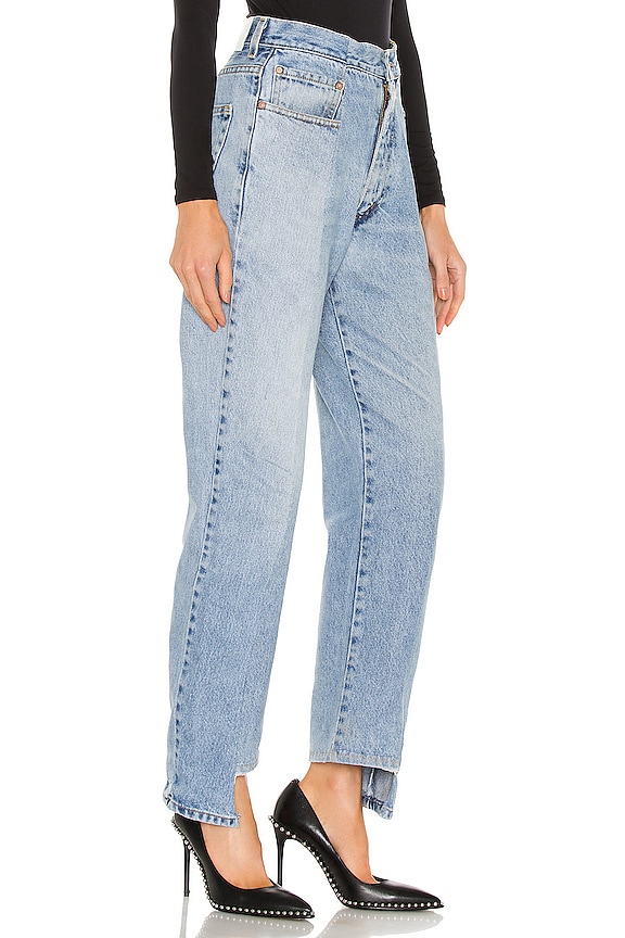 view 2 of 4 The Twin Boyfriend Jean in Light Blue Match