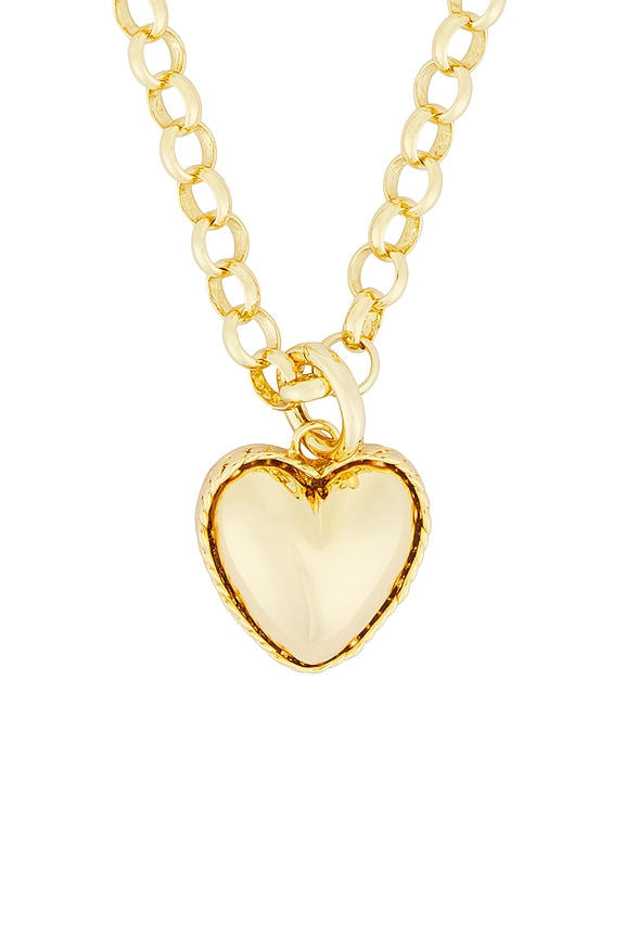 view 2 of 3 Bubble Heart Chain in Gold