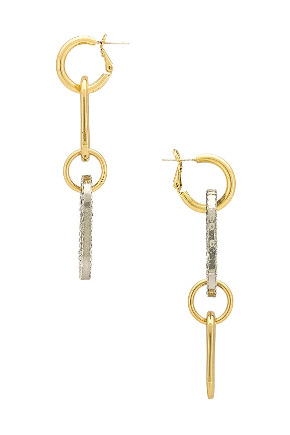 view 2 of 3 BOUCLES D'OREILLES XTRA PILL in Gold