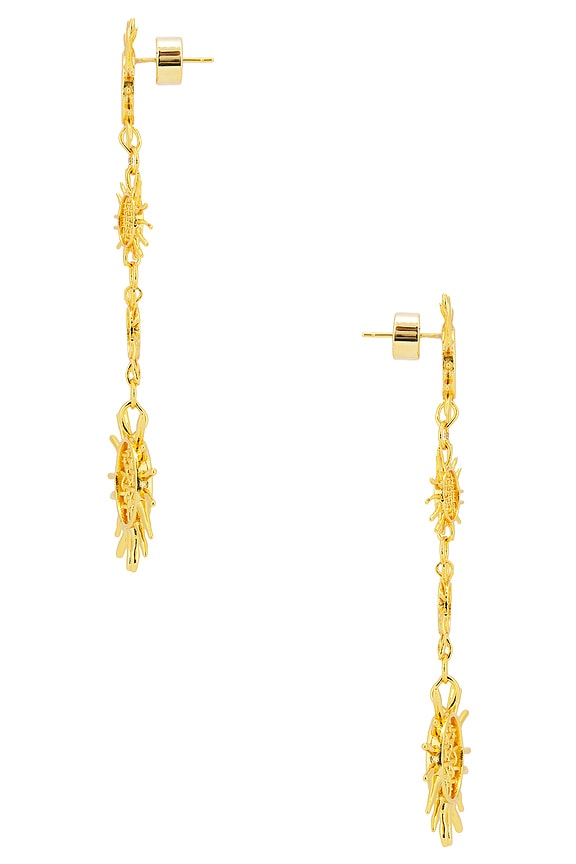 view 2 of 2 X Leslie Amon Aftersun Earrings in Gold