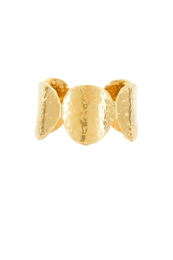 view 2 of 3 Sunset Hour Arm Cuff in Gold