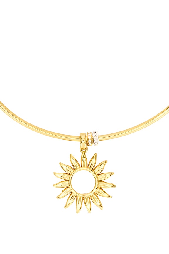 view 2 of 3 COLLIER RAS DU COU DESERT in Gold