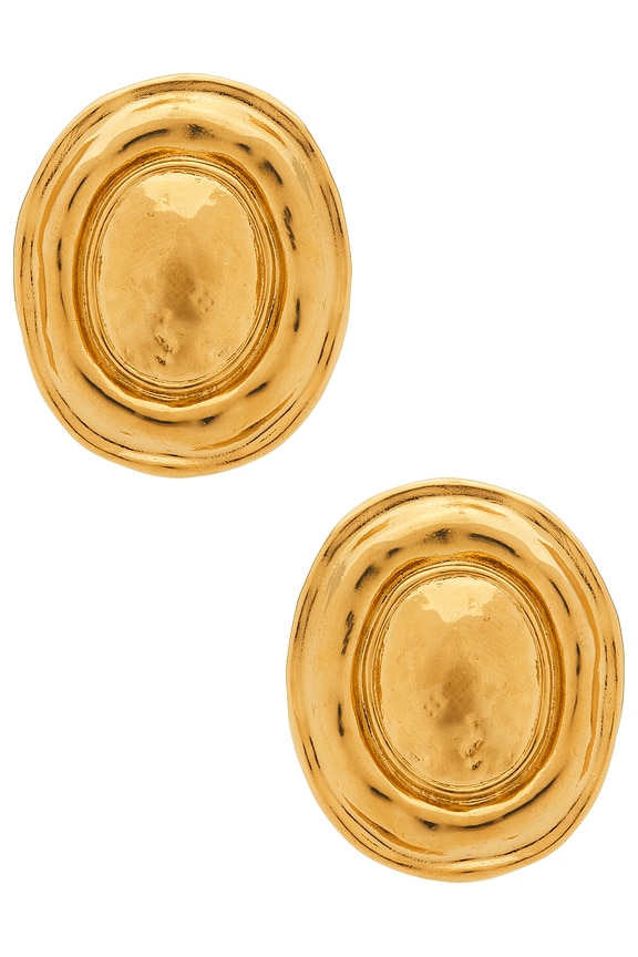 view 1 of 2 PENDIENTES VISTOSOS HOT in Gold