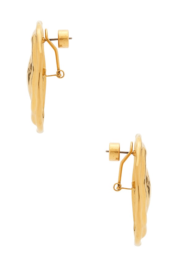view 2 of 2 PENDIENTES VISTOSOS HOT in Gold